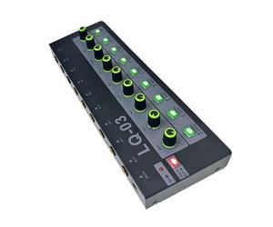 Beimus 4/8 canali miniatura metallo microfoni Mixer Console per Podcasting Band Pratica e Mobile Music Production Sound Mixer