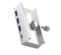 Beimus 5Gbps USB/Tipo C Concentratore Morsetto USB3.0 Splitter Adattatore Dock Station 4 Porte per Computer Desktop PC