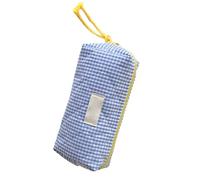 Beimus Astuccio portapenne alla moda, 19,1 x 8,9 x 6,1 cm, grande capacità, con cerniera, grande scomparto per le donne, Blu, 25cm x 18cm x 5cm