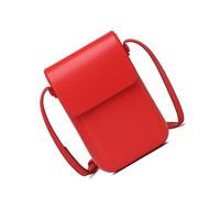 Beimus Borsa a tracolla per cellulare da donna in pelle PU elegante borsa a tracolla piccola borsa verticale messaggeri per tutti i giorni in pelle PU Crossbody per donna uomo cellulare borsa a