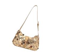 Beimus Borse a tracolla alla moda Piccole Pochette Borse Paillettes Imbracature Hobos Toted Borsa Alla Moda Ascelle Borse Per Le Donne Ragazze Regalo Borsa a Tracolla Per Le Donne, Oro, One Size