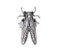 Beimus Cicala realistica progetta anelli regolabili usura comoda materiali in lega robusta per pelli sensibili accessorio moda gioielli Cicala, Silver, come descritto, come descritto