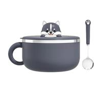 Beimus Contenitore per il pranzo oversize in acciaio antiruggine 304 da 1200 ml, a prova di perdite, con coperchio per telefono, per zuppe calde, pasta, ufficio, scuola, università, dormitorio