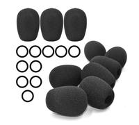 Beimus Copertura per microfono in schiuma isolante per microfono per aviazione X A10/20/30 cuffie Boom Microfoni Chat Confortevole cuffie auricolari