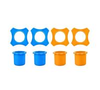 Beimus Copertura per microfono in spugna ad alta densità con anelli antiscivolo per migliorare le protezioni antiscivolo Design ergonomico per un uso prolungato Copertura in schiuma resistente per