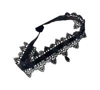 Beimus Cravatta alla moda su Collari di Pizzo Collana 1M Lunghezza Personalizzabile Luce 16g Acrilico Accessorio Nero Rosso Opzioni Regolabile Cravatta Chiusura Collari, One Size, come descritto, come