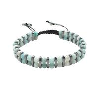 Beimus Elegante braccialetto elastico con perline di pietra per donne con vari cristalli delicato braccialetto per bilanciamento e stili spirituali, Misura unica, come descritto