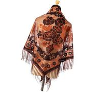 Beimus Elegante sciarpa triangolare da donna, comoda e leggera, foulard multifunzionale per abbigliamento casual o formale, Caff, Taglia unica