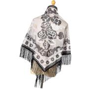 Beimus Elegante sciarpa triangolare da donna, comoda e leggera, foulard multifunzionale per abbigliamento casual o formale, grigio, Taglia unica