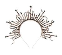 Beimus Fascia per capelli stile punk, stile scuro, per cosplay, per una dichiarazione unica e misteriosa