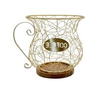 Beimus Il canestro robusto pratico di stoccaggio del caffè di apertura progetta la decorazione domestica per la disposizione ordinata di stoccaggio dell'ingranaggio di uso degli accessori