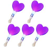 Beimus Light Up Multicolor Cambiare Cuore Partito Lightstick per Concerto di Matrimonio Portatile Cambiare Colore Lampada Led Glow Sticks Ricaricabile