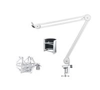 Beimus Professionale Mic Boom Flessibile Regolabile Microfono Stand Mount con/senza Parabrezza per Studio