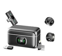 Beimus Ricaricabile Combinato Radio Lavalier Micr Piano Clip Attraente Omnidirezionale Registrazione DSP Soppressione Del Rumore Radio Attraente Giradischi Pickup