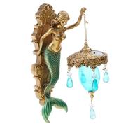 Beimus Squisite luci da parete a LED vintage statua di sirene lampada da parete luce di sfondo camera da letto comodino