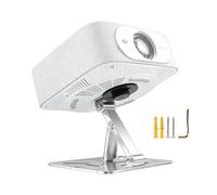 Beimus Supporto per proiettore in metallo pieghevole a 1 pollice Installazione rapida 180 ° Ruota regolabile per installazione a soffitto Home Theater Supporto per proiettore regolabile