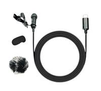 Beimus ZJ030MR - Microfono lavalier USB C, microfono a condensatore omnidirezionale con clip, 20 Hz-16 kHz