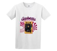 BEINENG Goldfish Youth Heart The Easybeats T Shirt Men Tops Tee White S
