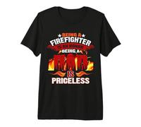 Being A Firefighter Is An Honor Being A Dad Firefighters Maglietta Premium