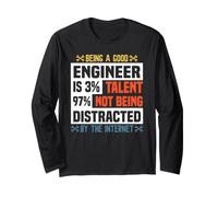 Being A Good Engineer Engineering Job Titiles Maglia a Manica
