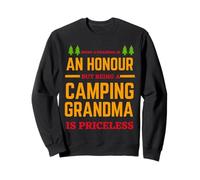Being A Grandma Is An Honor But Being A Camping Camper Felpa