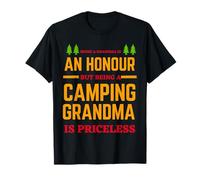 Being A Grandma Is An Honor But Being A Camping Camper Maglietta