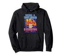 Being A Trophy Husband Is Exhausting Funny Marriage Gym Felpa con Cappuccio