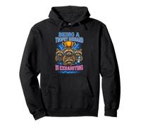 Being A Trophy Husband Is Exhausting Funny Marriage Raccoon Felpa con Cappuccio