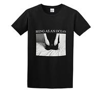 Being As An Ocean Kneel Science Fiction Popularity Harajuku Distressed Hip Hop T-Shirt Black L