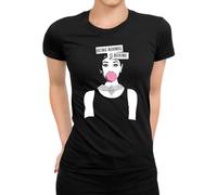 Being Normal is Boring | Audrey Hepburn - Maglietta da donna, Nero , M
