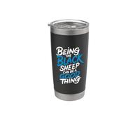 Being The Black Sheep Can Be A Good Thing Orgoglio unico |- Bicchiere termico in acciaio inox doppia parete