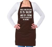 Being una Buona Accrescitore Is 3% Talent - Unisex Adulti Grembiule - Funny Dev