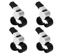 beinkmake Fischietto con impugnatura per dita, fischietto da arbitro, per arbitro, ufficiale, per hockey, calcio, calcio, fischietto da tenere in mano, fischietto metallico forte, fischietto sportivo