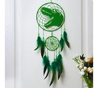Beinou Acchiappasogni Dinosauro Dream Catcher Fatto a Mano Piume Decorazione da Appendere Alla Parete Regalo per Ragazzi Ragazze Asilo Camera