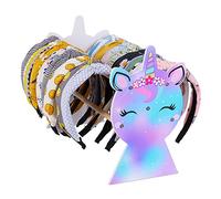 Beinou Headband Holder Unicorno Espositore Organizer Accessori Capelli Porta Cerchietti di Legno per Bambina