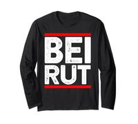 Beirut Lebanon Design T-Shirt Beirut Libano Maglia a Manica