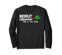Beirut Libano - Beirut Libano Ti Amo Maglia a Manica
