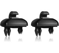 BeisDirect 2 pezzi Clip interna del parasole, Supporto per il gancio del supporto dell'aletta parasole automatica per A1 A3 A4 A5 Q3 Q5 S3 S4 S5 TT Allroad 8U0857562A (Grigio)
