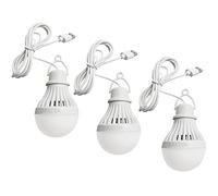 BeisDirect 3 pezzi 3W/5W/7W LED Lampada da campeggio USB Mini Lanterna da campeggio 5V Portatile appeso Tenda Cavo lampadine per campeggio Luce di emergenza Escursionismo Luce di emergenza (7W)