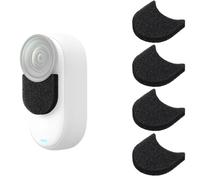 BeisDirect 4 PZ Camera Mic Vento Muff Antivento Cotone Audio Kit Riduttore di Rumore Spugna Per Insta360 GO 3/GO 3S Accessori