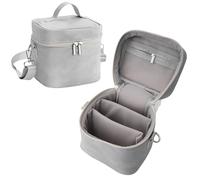 BeisDirect Borsa a tracolla per DJI Neo, custodia impermeabile in PU da viaggio per drone DJI Neo, telecomando RC-N3, Battery Manager, eliche e accessori, Grigio, Borsa per il trasporto