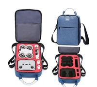 BeisDirect Borsa portaoggetti per DJI NEO, borsa a tracolla da viaggio, custodia protettiva per drone Neo, telecomando RC-N3, hub di ricarica, batterie e altri accessori per droni (blu)
