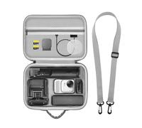 BeisDirect Borsa rigida per Insta360 Go Ultra Creator Bundle, borsa portaoggetti di grande capacità, organizer portatile con tracolla, 22,5 x 18,5 x 6,2 cm