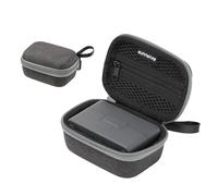 BeisDirect Custodia da trasporto per DJI Mic Mini, custodia antiurto per mini microfono wireless DJI, custodia rigida da viaggio con moschettone, Grigio, custodia per il trasporto