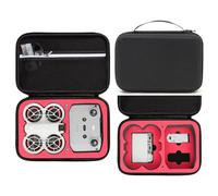 BeisDirect Custodia da trasporto per DJI Neo Fly More Combo Accessori, borsa portatile da viaggio in EVA per DJI Neo, compatibile con telecomando RC-N3, due batterie, hub di ricarica (fodera rossa)