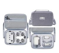 BeisDirect Custodia da Trasporto per DJI Neo Fly More Combo - Protettiva Portatile con Telecomando RC-N3, Batteria Intelligente, Hub di Ricarica (Grigio)