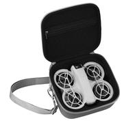 BeisDirect Custodia da trasporto per drone DJI NEO, mini custodia da viaggio portatile in pelle PU custodia protettiva borsa a tracolla per accessori DJI NEO (grigio)