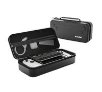 BeisDirect Custodia da viaggio per ASUS ROG ALLY X/ROG ALLY Storage Bag può contenere cavo dati, scheda di gioco e caricabatterie, EVA borsa rigida anti-goccia portatile per ROG Ally accessori (nero)