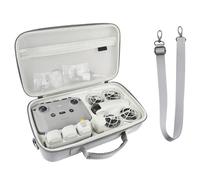 BeisDirect Custodia da viaggio per DJI Neo, custodia rigida di grande capacità per drone DJI Neo, telecomando RC-N3, batteria di volo intelligente, hub di ricarica e accessori, Grigio