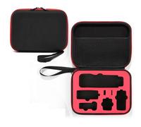 BeisDirect Custodia da viaggio per DJI Osmo Pocket 3 Handheld Mobile Phone Gimbal Stabilizzatore e Accessori, Borsa Portatile Osmo Pocket 3 Camera Borsa, Fodera rossa+nero, 21*16*6CM, Custodia da